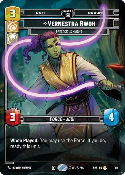 Vernestra Rwoh - Precocious Knight (60) (60) [Sector and Regional Promos: Season 1] - for just $4.25! 