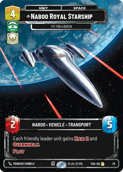 Naboo Royal Starship - Fit For A Queen (75) (75) [Sector and Regional Promos: Season 1] - for just $2.20! 