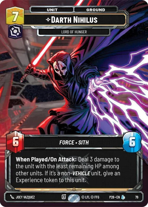 Darth Nihilus - Lord of Hunger (79) (79) [Sector and Regional Promos: Season 1] - for just $14.10! 