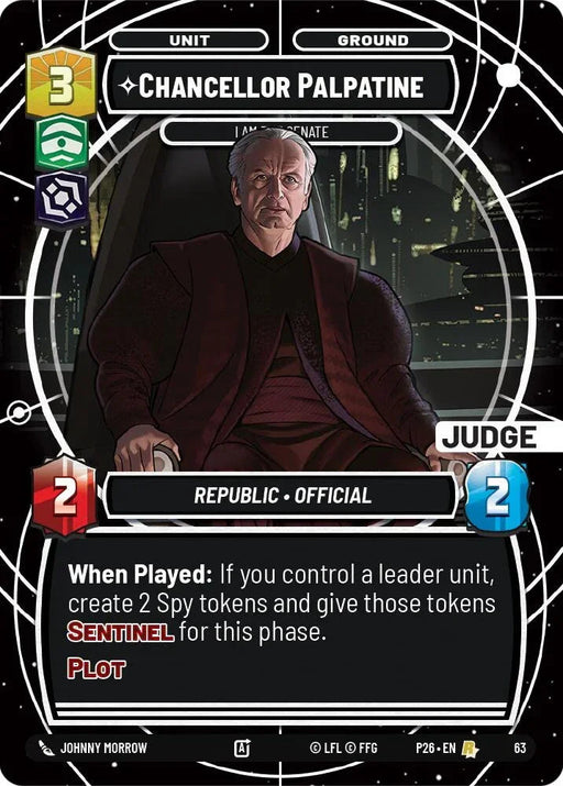 Chancellor Palpatine - I Am the Senate (63) (63) [Judge Promos] - for just $43.60! 