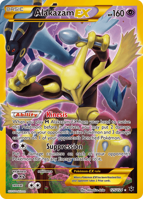 Alakazam EX (125/124) [XY: Fates Collide] - for just $48.70! 