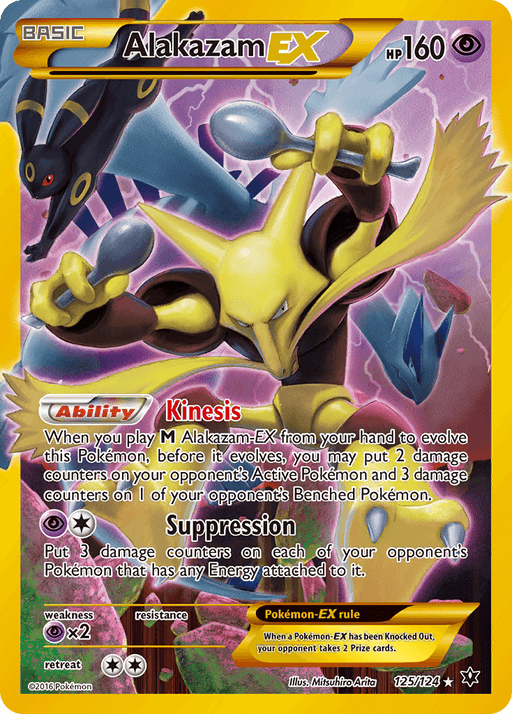 Alakazam EX (125/124) [XY: Fates Collide] - for just $48.15! 