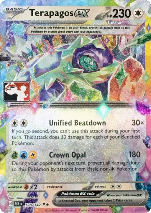 Terapagos ex (128/142) (Series 7) [Prize Pack Series Seven] - for just $0.75! 