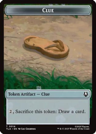 Clue (0014) // Copy (0002) Double-Sided Token (TLA-14 // 2) - Avatar: The Last Airbender - for just $0.15! 