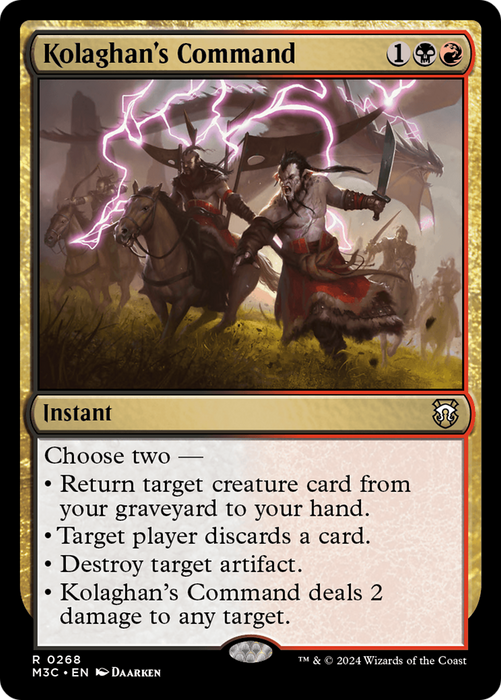 Kolaghan's Command (M3C-268) - Modern Horizons 3 Commander - for just $0.09! 