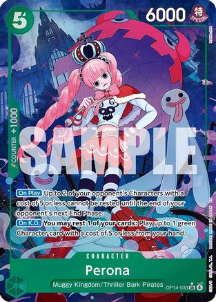 Perona - OP14-033 (Alternate Art) (OP14-033) - The Azure Sea's Seven Foil - for just $14.13! 