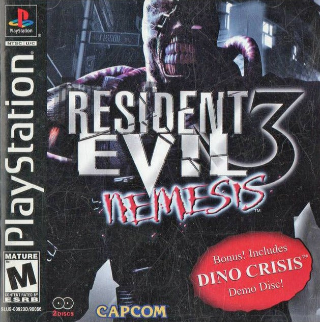 Resident Evil 3: Nemesis With Dino Crisis Demo (Playstation) - Just $0! Shop now at Retro Gaming of Denver