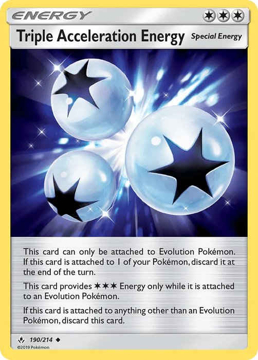 Triple Acceleration Energy (190/214) [Sun & Moon: Unbroken Bonds] - for just $0.10! 