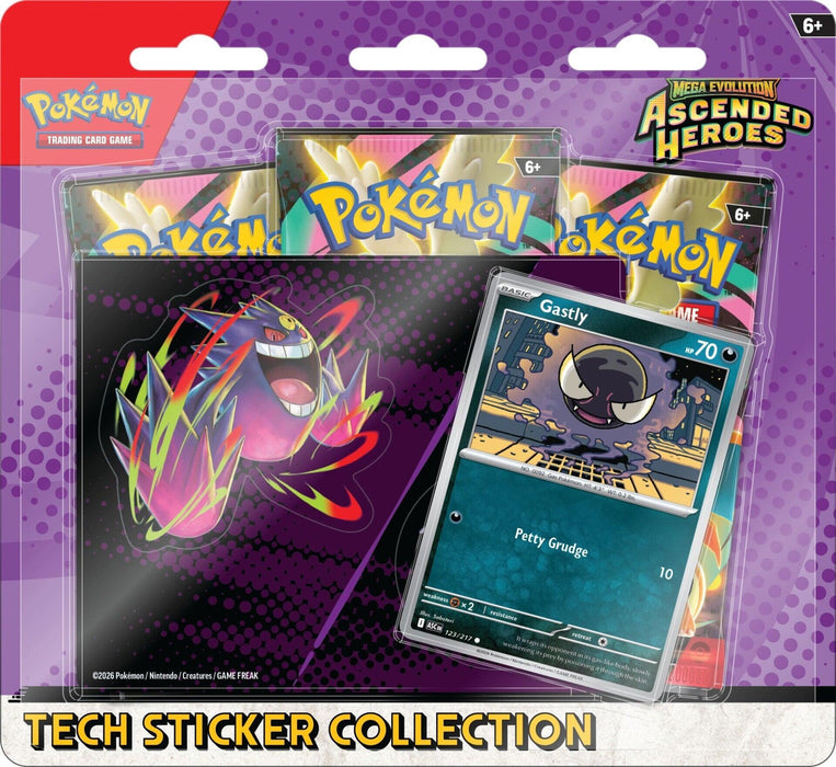 Mega Evolution: Ascended Heroes Tech Sticker Collection - Gastly [ASC] - for just $34.99! 