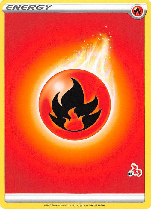 Fire Energy (Cinderace Stamp #35) [Battle Academy 2022] - for just $0.10! 