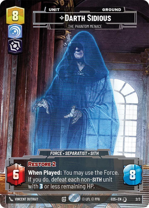 Darth Sidious - The Phantom Menace (2/3) (2/3) [2025 Convention Exclusive] - for just $0.25! 