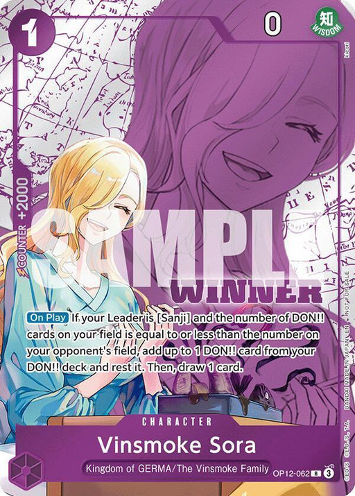 Vinsmoke Sora (Winner Pack 2026 Vol. 1) [One Piece Promotion Cards] - for just $1.40! 