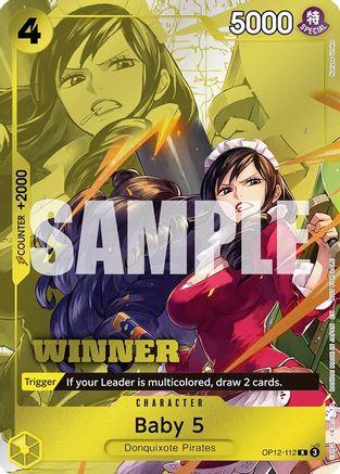 Baby 5 (Winner Pack 2026 Vol. 1) (OP12-112) - One Piece Promotion Cards Foil - for just $4.63! 