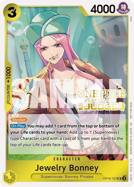 Jewelry Bonney (Judge Pack Vol. 7) [One Piece Promotion Cards] - for just $2.25! 