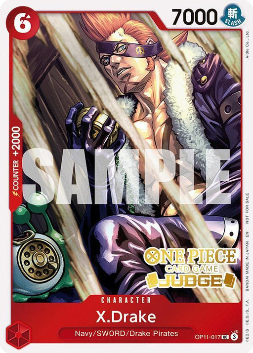 X.Drake (Judge Pack Vol. 7) [One Piece Promotion Cards] - for just $0.45! 