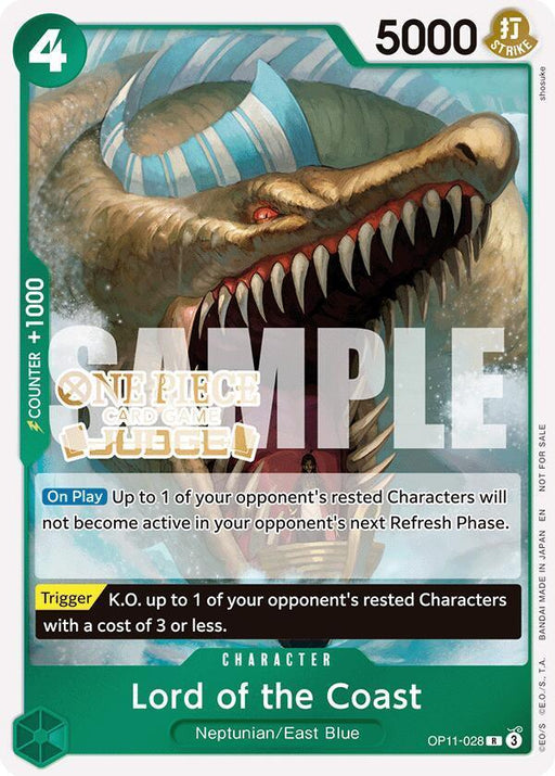Lord of the Coast (Judge Pack Vol. 7) [One Piece Promotion Cards] - for just $0.30! 