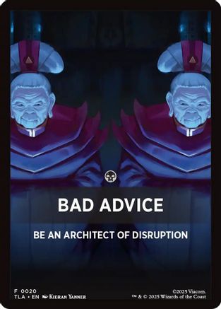 Bad Advice Theme Card (TLA-020) - Avatar: The Last Airbender - for just $0.05! 