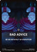 Bad Advice Theme Card (TLA-020) - Avatar: The Last Airbender - for just $0.05! 