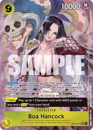 Boa Hancock - OP14-112 (Alternate Art) (OP14-112) - The Azure Sea's Seven Foil - for just $44.35! 
