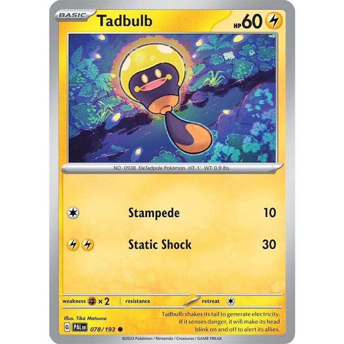 Tadbulb (078/193) [Scarlet & Violet: Paldea Evolved] - Just $0.05! Shop now at Retro Gaming of Denver