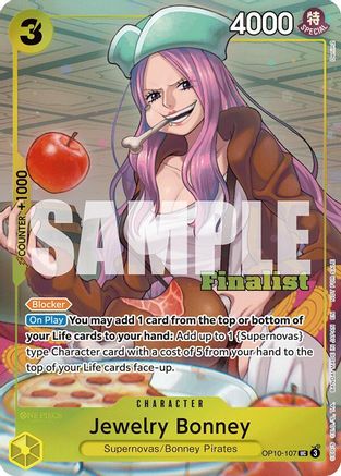 Jewelry Bonney (CS 25-26 Finalist Card Set 2) (OP10-107) - One Piece Promotion Cards Foil - for just $450.60! 