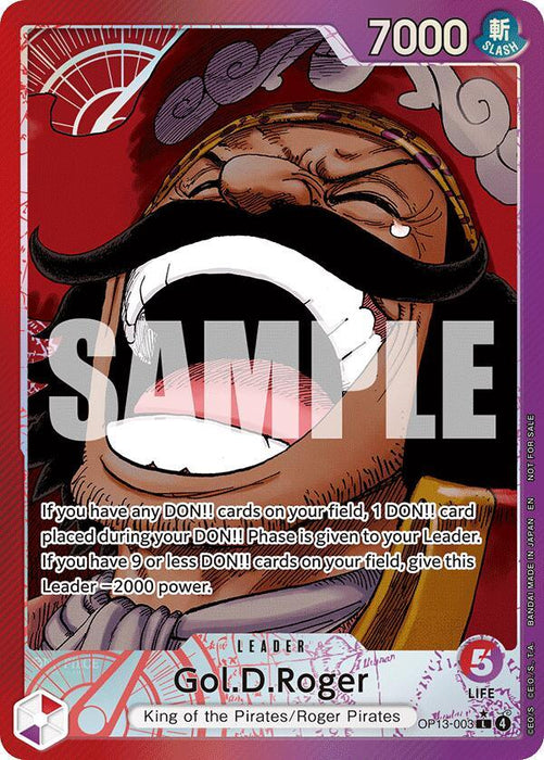 Gol.D.Roger (Jumbo) [One Piece Promotion Cards] - for just $0.10! 