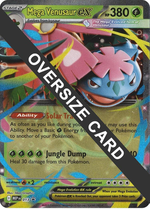Mega Venusaur ex (013) (Jumbo) [Mega Evolution Promo] - for just $0.50! 