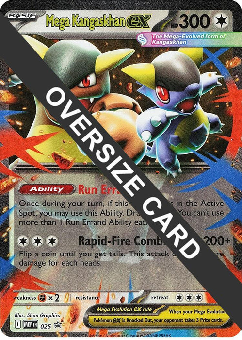 Mega Kangaskhan ex (025) (Jumbo Card) [Mega Evolution Promo] - for just $0.65! 