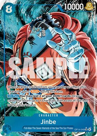 Jinbe - OP14-049 (Alternate Art) (OP14-049) - The Azure Sea's Seven Foil - for just $5.67! 
