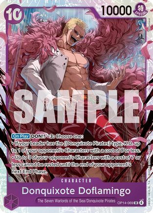 Donquixote Doflamingo - OP14-069 (OP14-069) - The Azure Sea's Seven Foil - for just $0.65! 