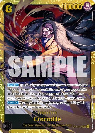 Crocodile - OP14-120 (OP14-120) - The Azure Sea's Seven Foil - for just $3.48! 