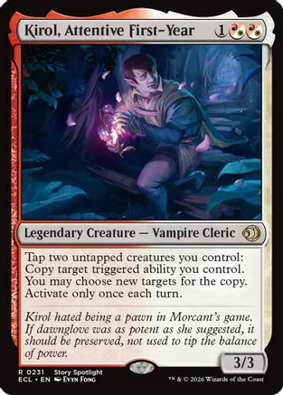 Kirol, Attentive First-Year (ECL-231) - Lorwyn Eclipsed Foil - for just $0.13! 