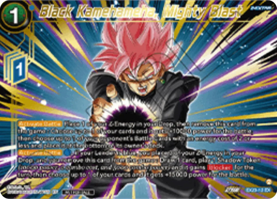 Black Kamehameha, Mighty Blast (Championship 2025 Finals Premium Pack) (EX23-12) [Tournament Promotion Cards] - for just $7.95! 