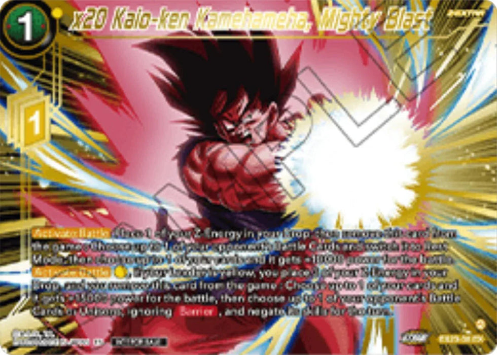 x20 Kaio-ken Kamehameha, Mighty Blast (Championship 2025 Finals Premium Pack) (EX23-30) [Tournament Promotion Cards] - for just $6.90! 