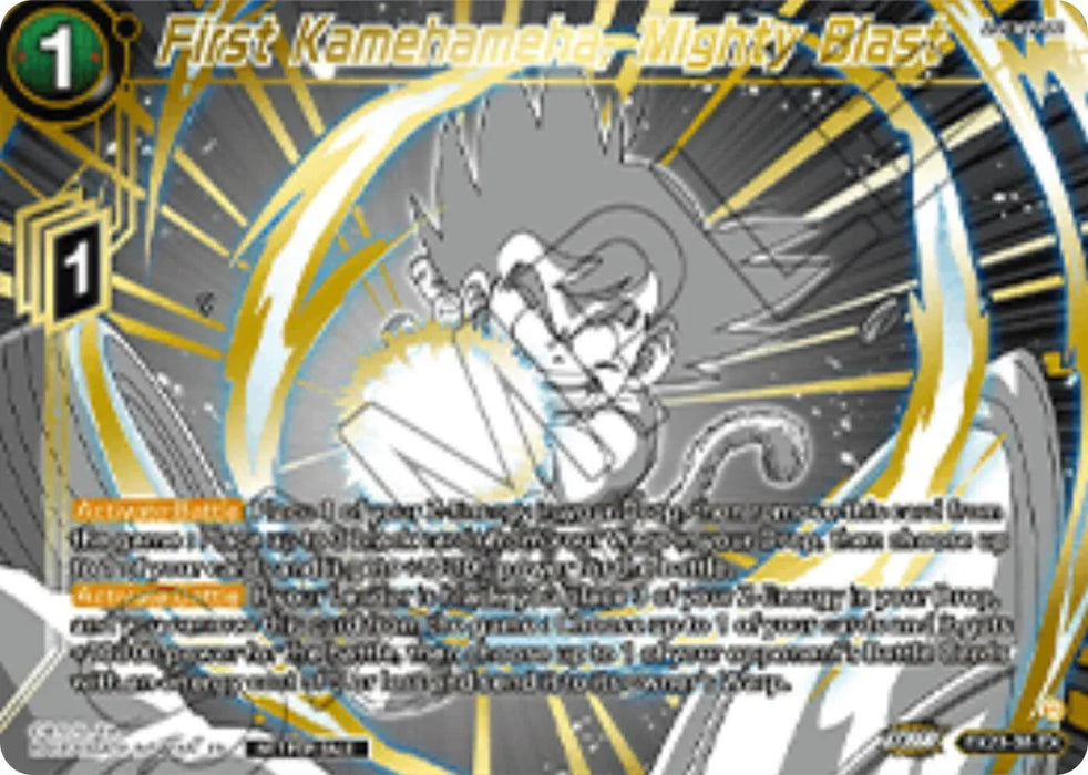 First Kamehameha, Mighty Blast (Championship 2025 Finals Premium Pack) (EX23-38) [Tournament Promotion Cards] - for just $6.30! 