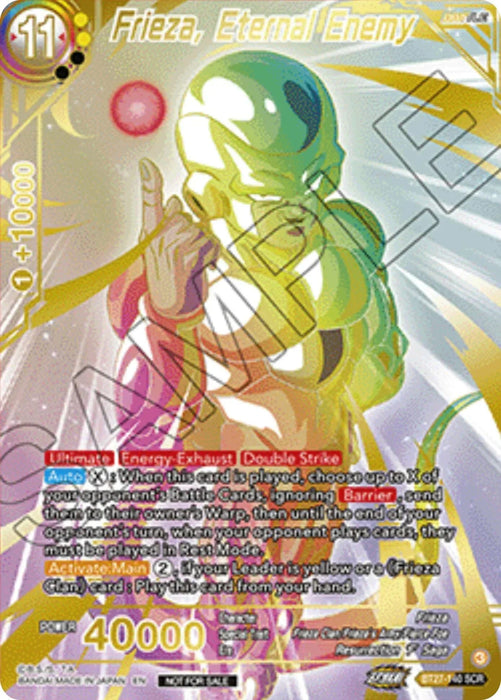Frieza, Eternal Enemy (Championship 2025 Finals Alternate Art Card) (BT27-140) [Tournament Promotion Cards] - for just $320! 