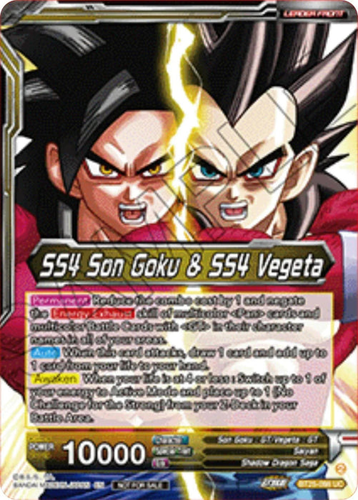 SS4 Son Goku & SS4 Vegeta // SS4 Gogeta, Strongest Fusion Explosion (3rd Place) (BT25-098) [Tournament Promotion Cards] - for just $0.10! 