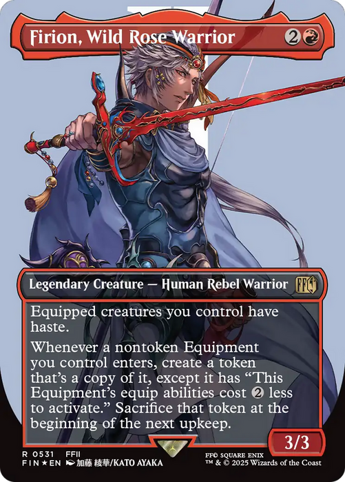 Firion, Wild Rose Warrior (FIN-531) - FINAL FANTASY (Borderless) Foil - for just $4.07! 