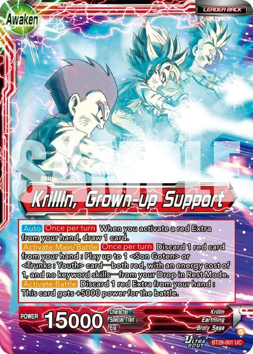 Krillin // Krillin, Grown-up Support (BT29-001) [Fearsome Rivals] - for just $0.10! 