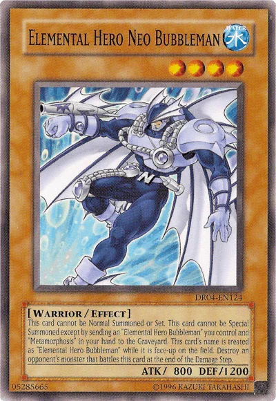 Elemental Hero Neo Bubbleman [DR04-EN124] Common - for just $1.35! 