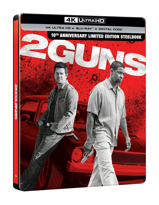 2 Guns - 10th Anniversary Limited Edition Steelbook (4K Ultra HD + Blu-ray + Digital) - for just $30.99! 