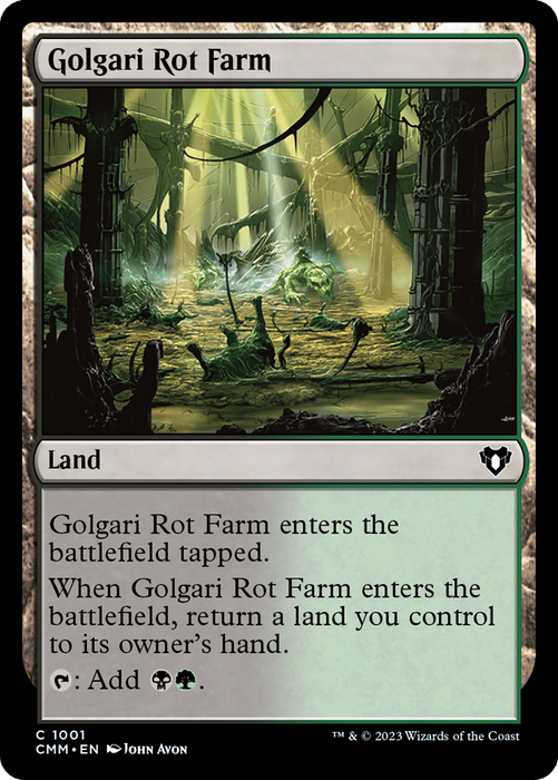 Golgari Rot Farm (CMM-1001) - Commander Masters - for just $0.12! 