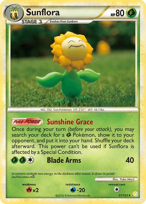 Sunflora (31/123) [HeartGold & SoulSilver: Base Set] - for just $5! 