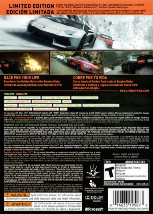 Need for Speed: The Run [Limited Edition] – Xbox 360 (X360) - for just $0! 