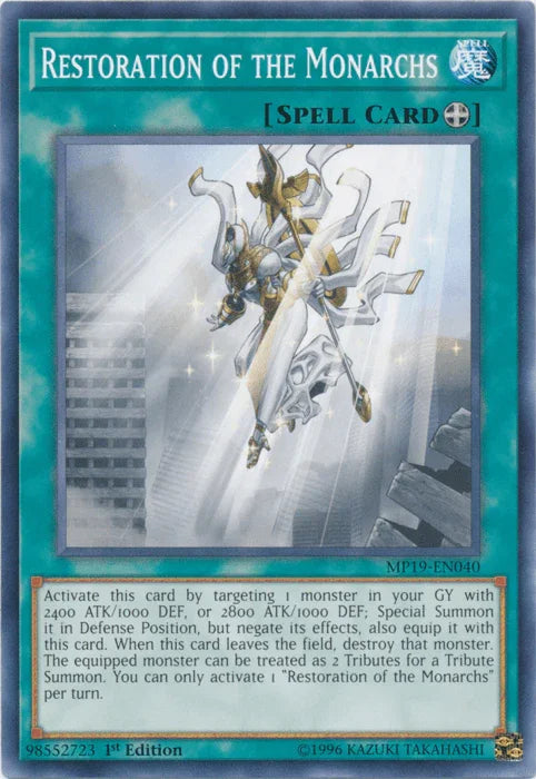 Restoration of the Monarchs [MP19-EN040] Common - for just $0.10! 