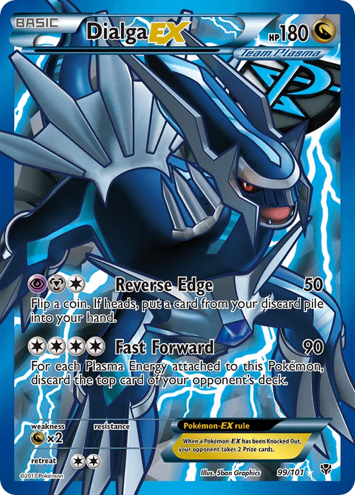 Dialga EX (99/101) [Black & White: Plasma Blast] - for just $86.05! 