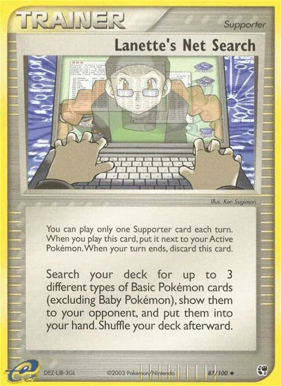 Lanette's Net Search (87/100) [EX: Sandstorm] - for just $0.65! 