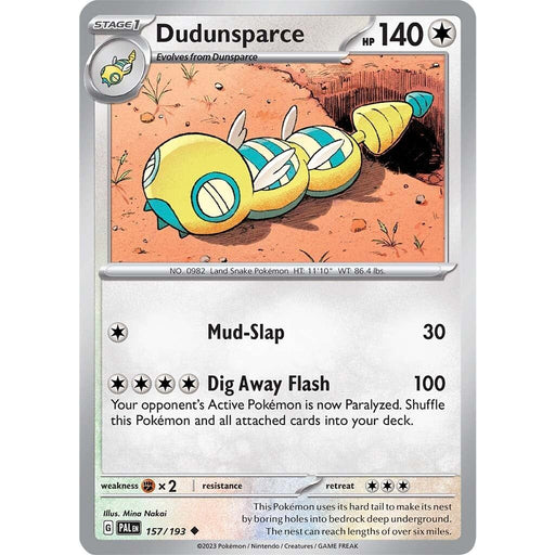 Dudunsparce (157/193) [Scarlet & Violet: Paldea Evolved] - Just $0.04! Shop now at Retro Gaming of Denver