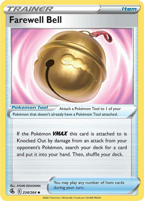 Farewell Bell (234/264) [Sword & Shield: Fusion Strike] - for just $0.10! 