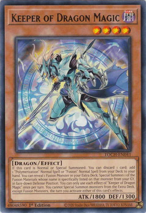 Keeper of Dragon Magic [TOCH-EN041] Rare - for just $0.10! 